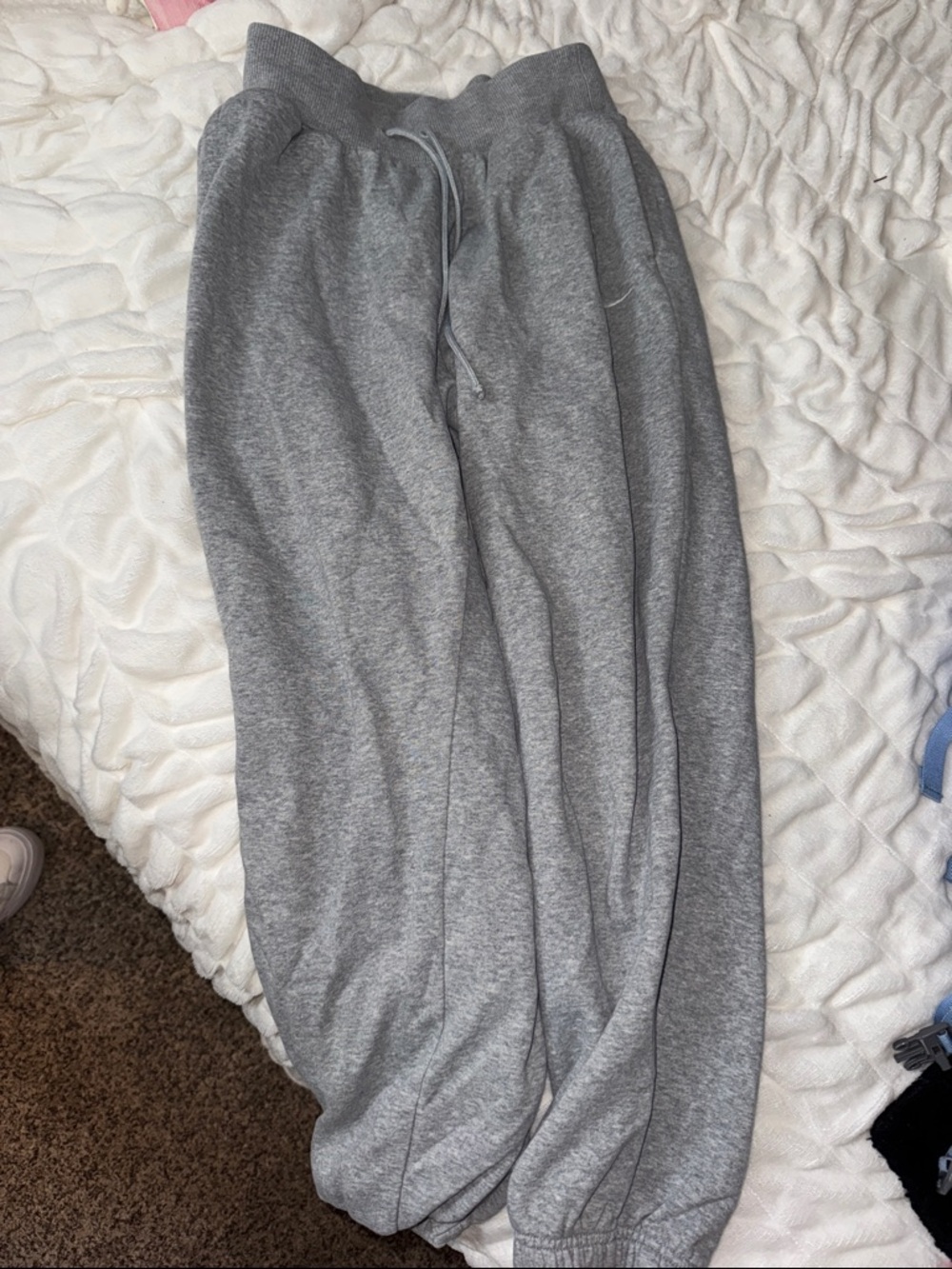 Classic Nike Grey Drawstring Sweatpants